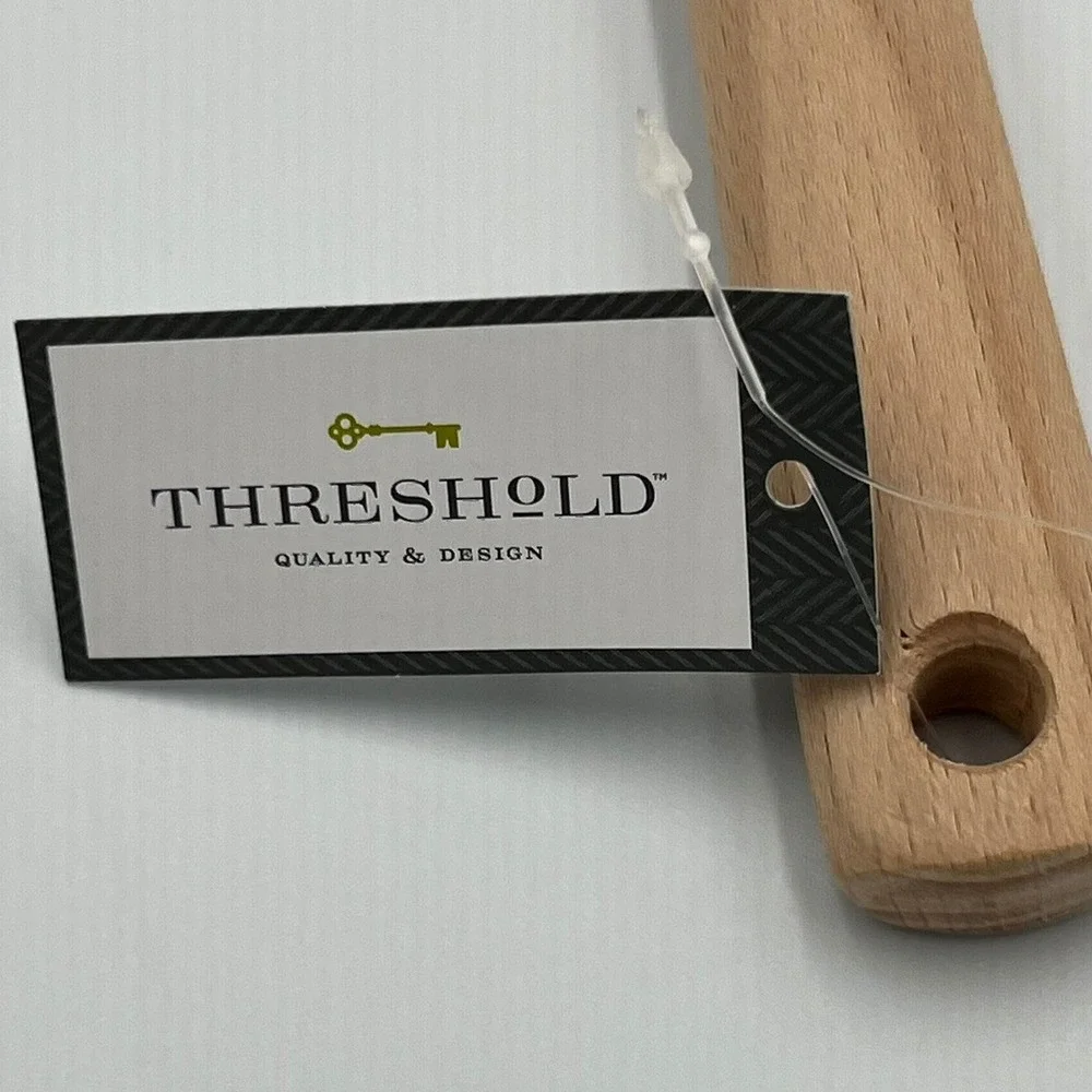 Threshold Cookie Turner Kitchen Spatula Red Silicone Beechwood Handle New NWT